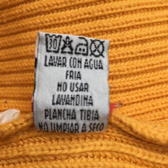 TAOS tye-die yellow unisex sweater EUC size Large - Picture 9 of 14